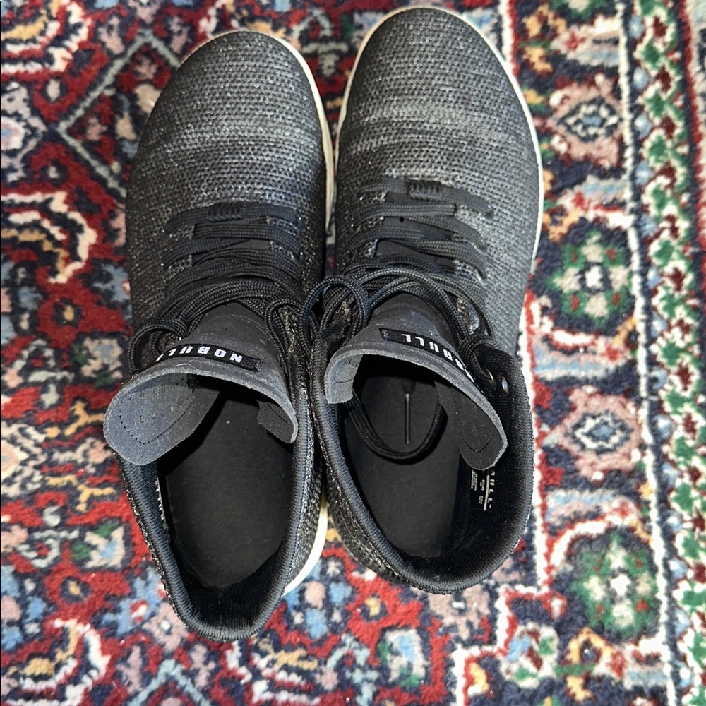 NOBULL High Top Canvas Trainer Shoes - Picture 5 of 8